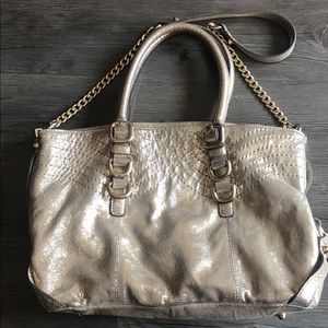Juicy couture snakeskin embossed leather purse